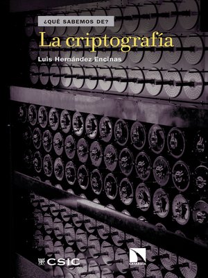 cover image of La criptografía